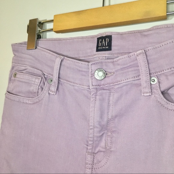Gap Pastel Lavender Skim Stretch Denim Leggings - Picture 3 of 8